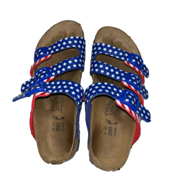 Birkenstock Shoes - Birki’s Made in Germany Women’s Size 6 RED WHITE BLUE Patriotic BIRKENSTOCK
